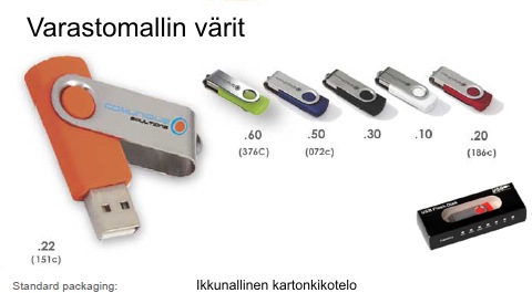 00_SWING usb-muisti, esim: 4 giga, varastosta